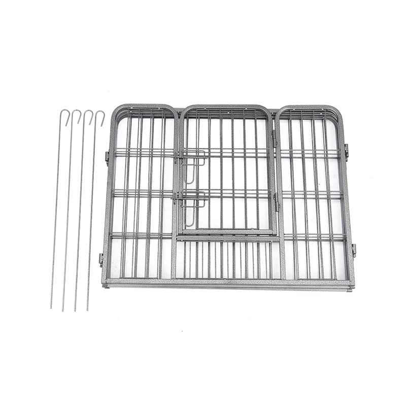 Metall hundstaket hölje fällbar rörhundsplaypen Metall hundstaket hölje fällbar rörhundsplaypen