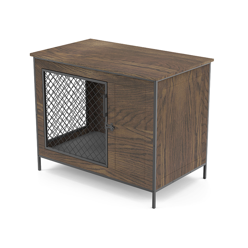 Inomhus hundkorg slutbord trämöbler stil hundbur Inomhus hundkorg slutbord trämöbler stil hundbur