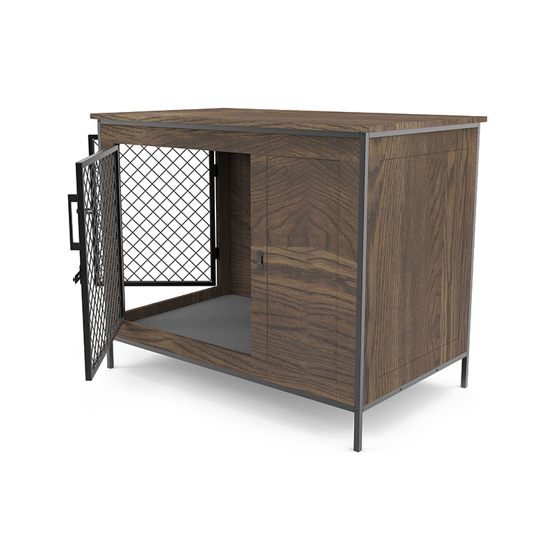 Inomhus hundkorg slutbord trämöbler stil hundbur Inomhus hundkorg slutbord trämöbler stil hundbur