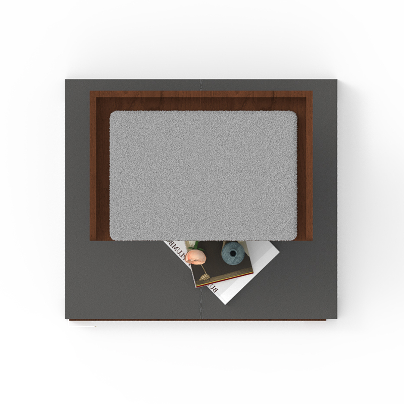 Trä dolda tvättstuga möbler kattbur med kullskåp Trä dolda tvättstuga möbler kattbur med kullskåp