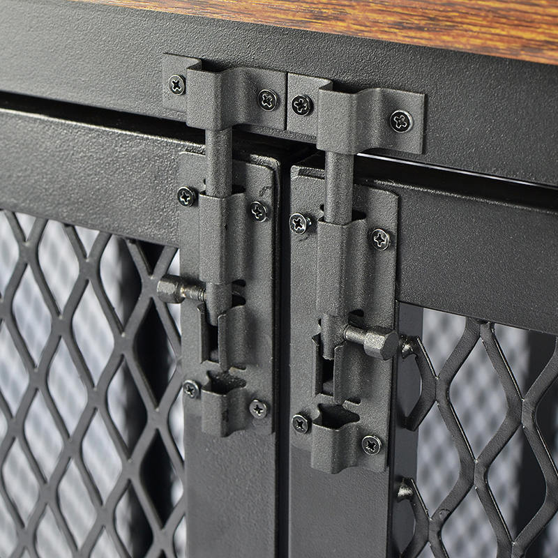 Öppna topp tunga trämöbler stil hundbur Öppna topp tunga trämöbler stil hundbur