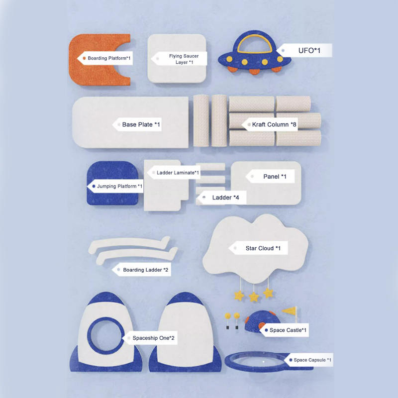 Blå rymdkapsel klättring ram katt trädtorn för kattunge spelar leksak Blå rymdkapsel klättring ram katt trädtorn för kattunge spelar leksak