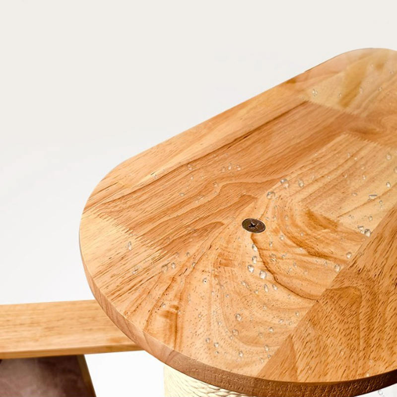 Svampform Condo Tower Wood Climbing Frame Solid Cat Tree With Ladder Svampform Condo Tower Wood Climbing Frame Solid Cat Tree With Ladder