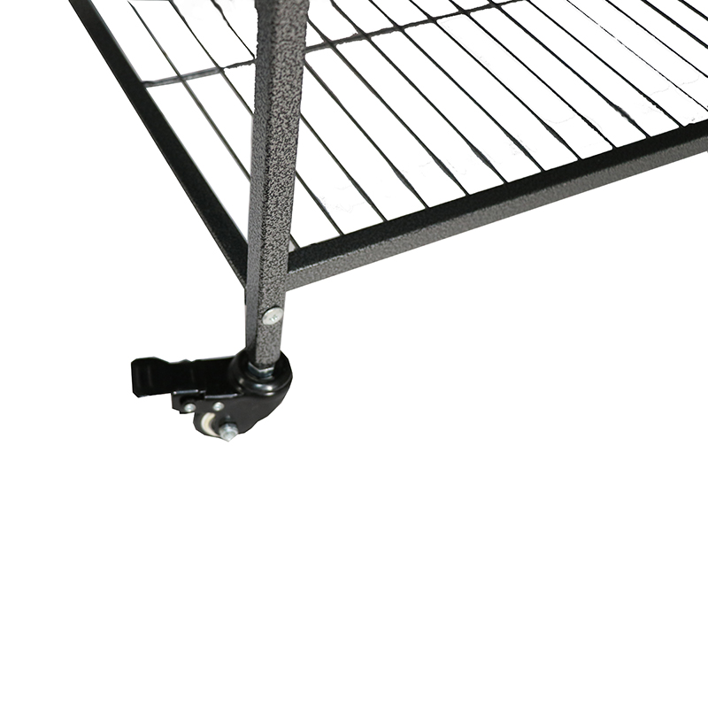 Stor tung tull 2/3/4-tier metall inomhusrör kattbur med hjul Stor tung tull 2/3/4-tier metall inomhusrör kattbur med hjul