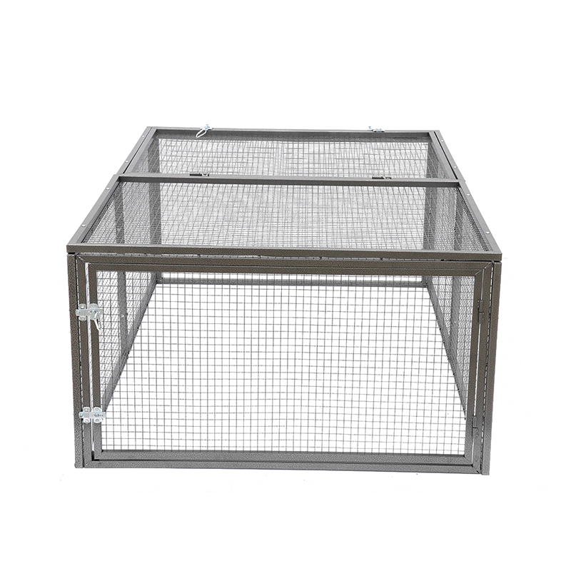 Double Metal Tube Bunny Rabbit Cage Hutch Double Metal Tube Bunny Rabbit Cage Hutch