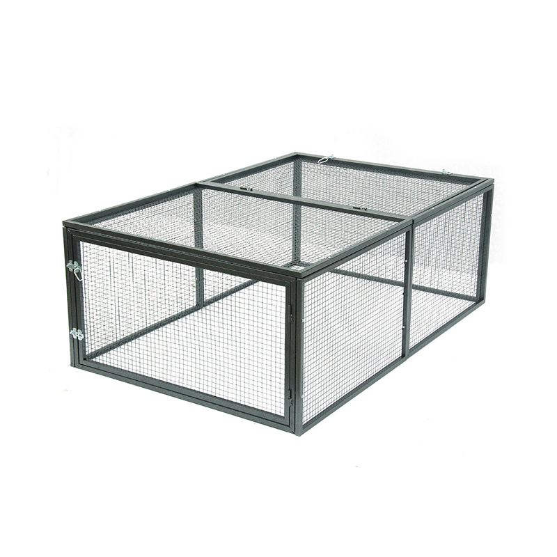 Double Metal Tube Bunny Rabbit Cage Hutch Double Metal Tube Bunny Rabbit Cage Hutch
