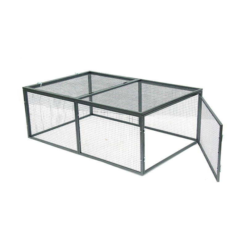Double Metal Tube Bunny Rabbit Cage Hutch Double Metal Tube Bunny Rabbit Cage Hutch