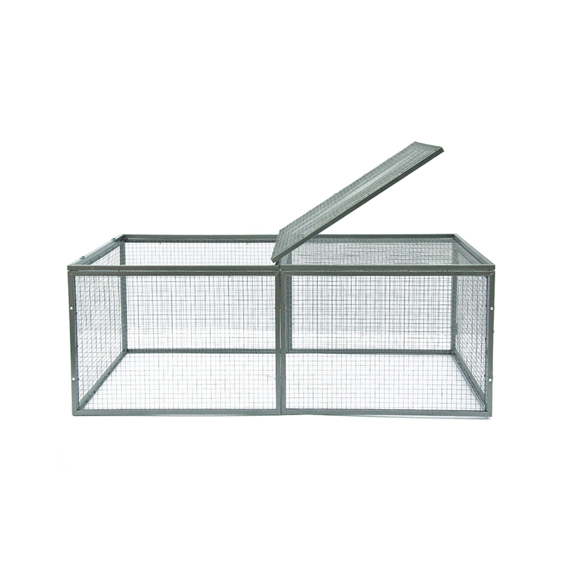 Double Metal Tube Bunny Rabbit Cage Hutch