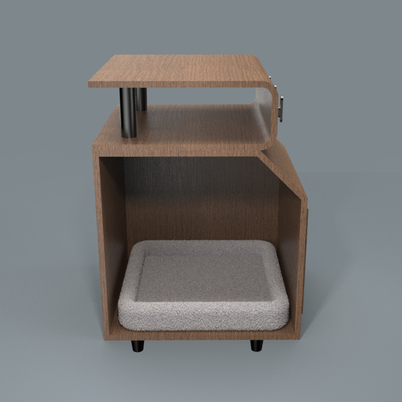 Träsdjurssängar kattbädd med skrapbräda Träsdjurssängar kattbädd med skrapbräda