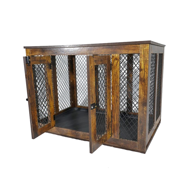 Inomhus möbler stil trä metall stora hundburar Inomhus möbler stil trä metall stora hundburar