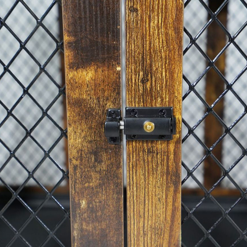 Inomhus möbler stil trä metall stora hundburar Inomhus möbler stil trä metall stora hundburar