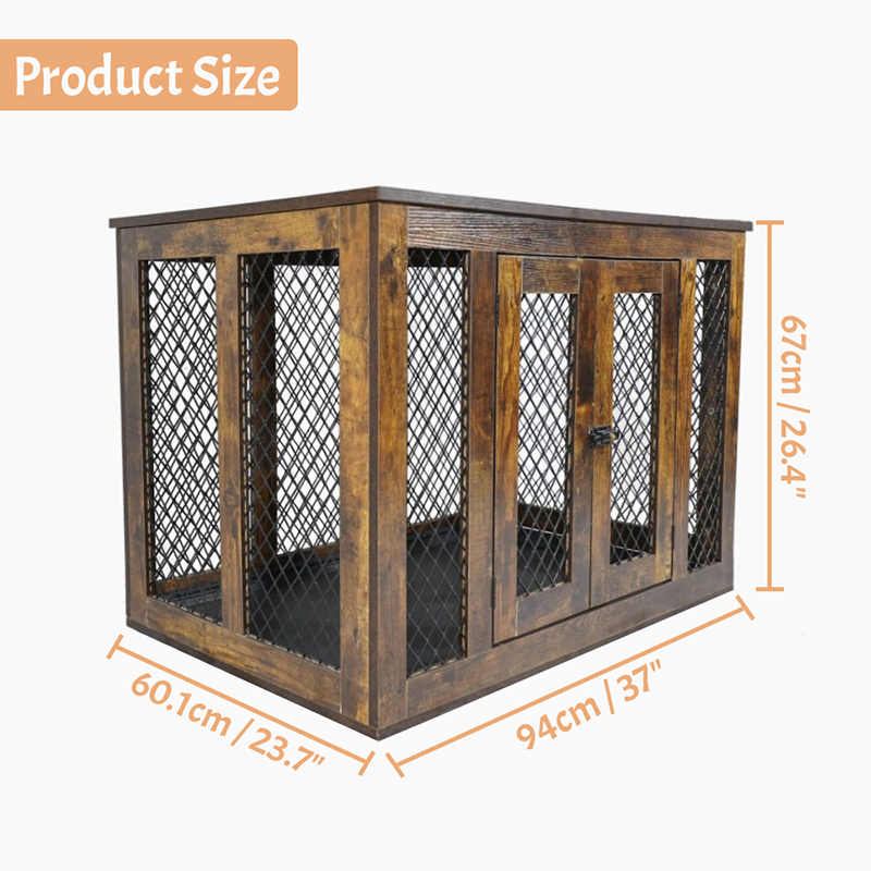 Inomhus möbler stil trä metall stora hundburar Inomhus möbler stil trä metall stora hundburar