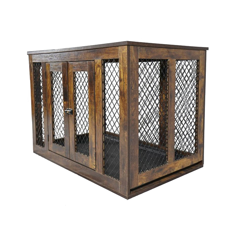 Inomhus möbler stil trä metall stora hundburar Inomhus möbler stil trä metall stora hundburar