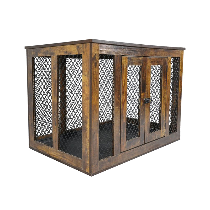 Inomhus möbler stil trä metall stora hundburar Inomhus möbler stil trä metall stora hundburar