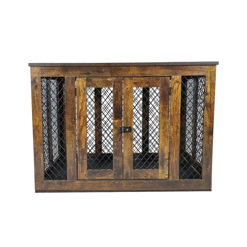 Inomhus möbler stil trä metall stora hundburar Inomhus möbler stil trä metall stora hundburar