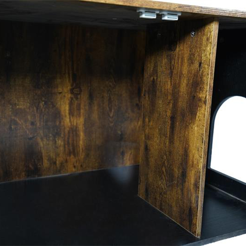 Inomhusmöbler Katter bur med avdelare kullskåp Inomhusmöbler Katter bur med avdelare kullskåp