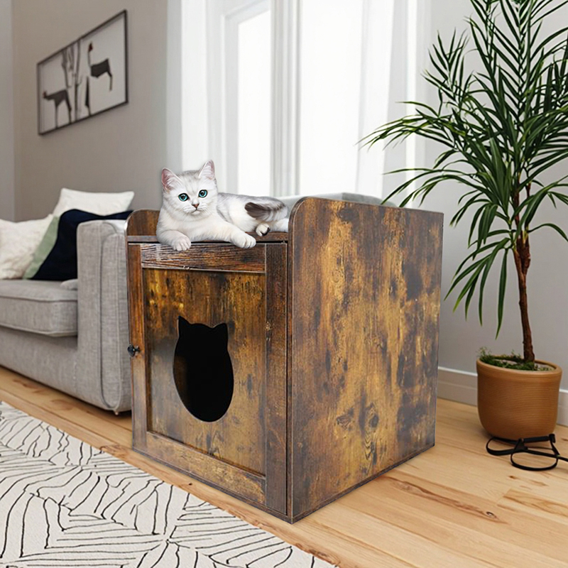 Inomhus sidobord kullskåp möbler stil katter bur Inomhus sidobord kullskåp möbler stil katter bur