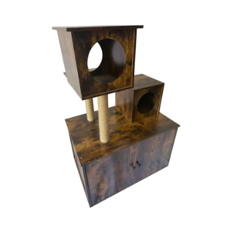 Hur förhindrar man att ett kattträd välter?